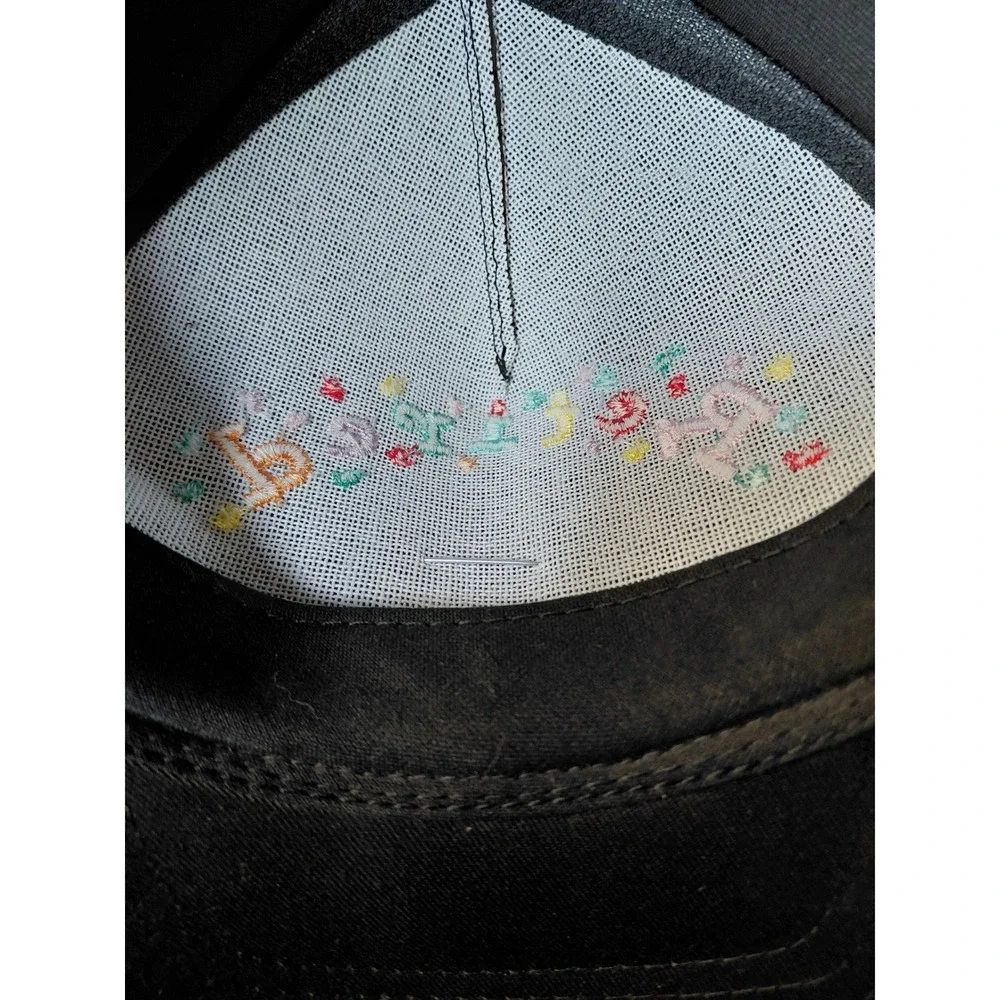 Retired Baseball Cap Fun Spinner Activity Hat‎ Black Embroidered Casual